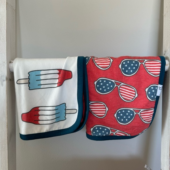 Bundle Copper Pearl Lovey and Swaddle Blankets - Picture 2 of 4